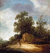 Pieter de Molijn Pastoral Landscape with Tobias and the Angel painting